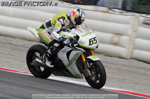 2010-05-08 Monza 0908 La Roggia - Superbike - Qualifyng Practice - Jonathan Rea - Honda CBR1000RR